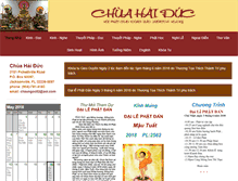 Tablet Screenshot of chua-hai-duc.com